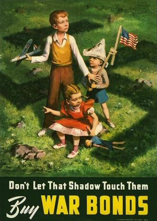 Poster: Don't Let That Shadow Touch Them - Buy War Bonds